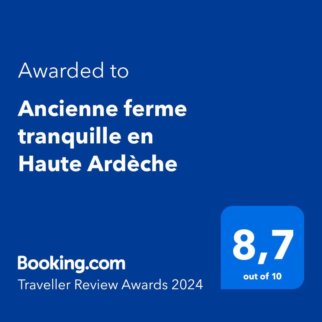 Ancienne Ferme Tranquille En Haute Ardeche Etables  Ngoại thất bức ảnh